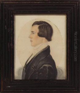 A Portrait Miniature Of A Gentleman