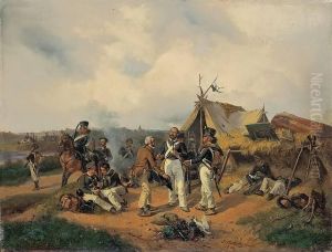 Biwak Aus Dem Feldzuge by Ludwig Elsholtz