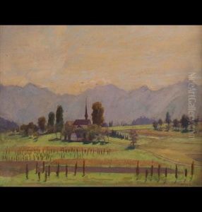 Austrian Landscape by Mary Dawson Elwell