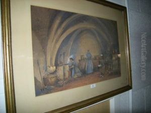 The Bishop's Palace Kitchen by Robert Elwes Of Congham