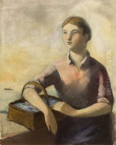 Joven Pescadora by Emilio Sanchez Cayuela Gutxi