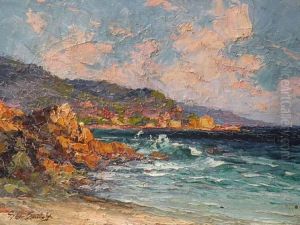 La Cote A Sainte-maxime by Pierre-Paul Emiot