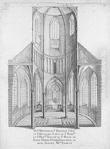 The Temple Church, London, Looking East The Temple Church, London, Looking East
