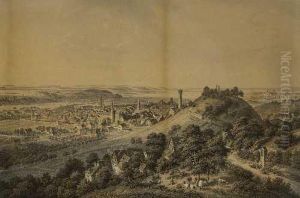 Das Schussenthal Von St. Christina Aus Gesehen by Eberhard Emminger