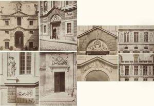 Facades Et Cour De L'hotel Carnavalet, Paris, Vers 1870 by Pierre Emonds