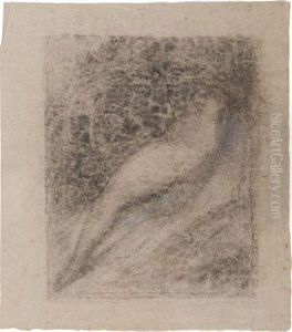 Etude Pour Un Nu Feminin Dans Un Paysage by Achille Emperaire