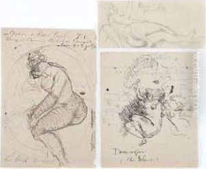 Etudes De Nu. by Achille Emperaire