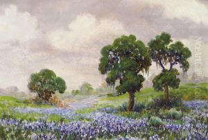 Live Oaks And Bluebonnets