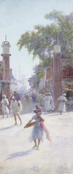 An Eastern Street Market - view 1