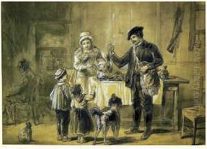 Le Retour Du Chasseur by Henri Telory Emy