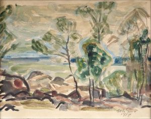 Rantamaisema by Magnus Enckell