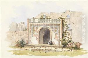 The Bab El-kasbah In Tanger by Thomas Ender