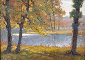 Sous Bois Automnal by Jean Joseph Enders