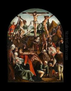 The Crucifixion by Cornelis Engebrechtsz