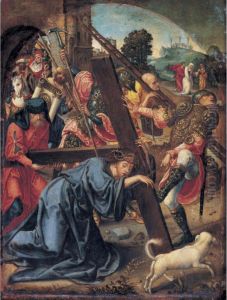 Christ On The Road To Calvary by Cornelis Engebrechtsz