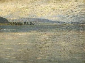 Am Chiemsee by Johann Friedrich Engel