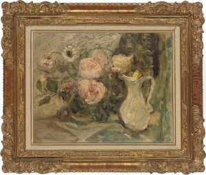Roses In A White Jug Roses In A White Jug