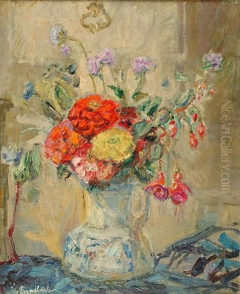 Vase Of Summer Flowers - view 1