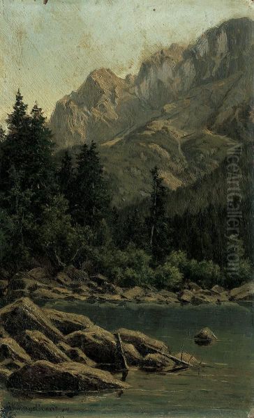Gebirgsbach; Bergsee - view 1