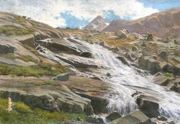 Gipfellandschaft Mit Gletscher - view 1