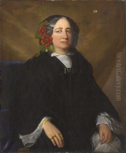Damenportrat by Johann Andreas Engelhart