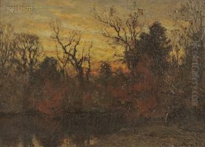 Sunset Marsh by John Joseph Enneking