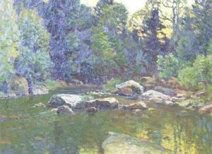 The Trout Brook by John Joseph Enneking