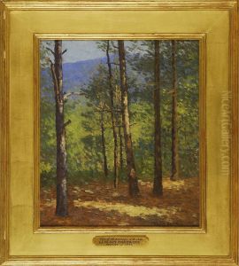 Mount Kearsage Through The Trees by Joseph Eliot Enneking