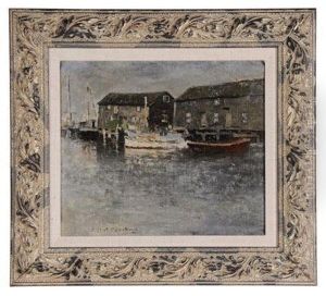 Potters Dock by Joseph Eliot Enneking