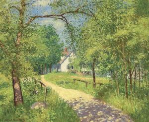 Cottage In The Woods by Joseph Eliot Enneking