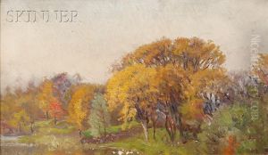 Autumn Trees by Joseph Eliot Enneking