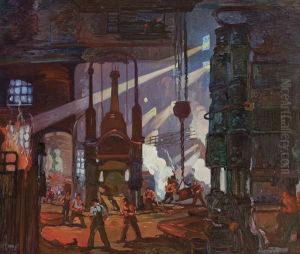 A Forging Press by George Pearse Ennis