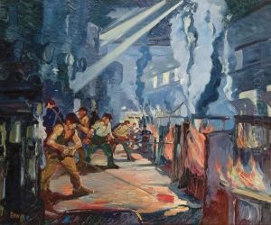 Heating Forging Banks by George Pearse Ennis