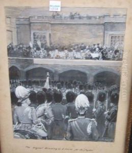 Reading The Proclamation Of The Accession Of Edward Vii by Ward Enoch