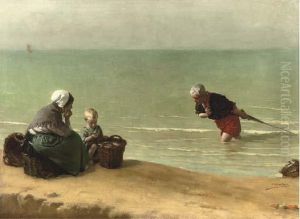 The Shrimp Fisher by Charles Victor Ensinck