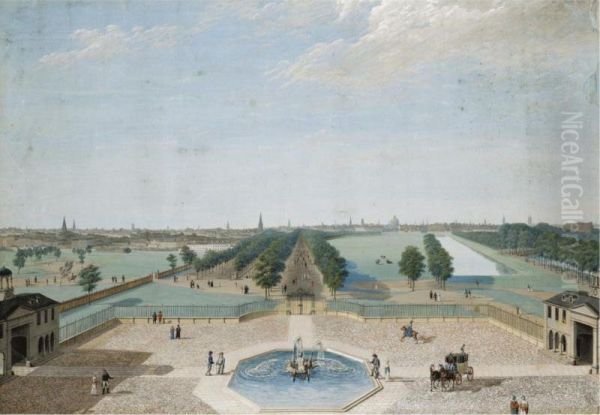 View Of St. James Park From Buckingham House - view 1