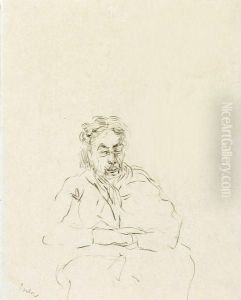 La Mere De L'artiste by James Ensor