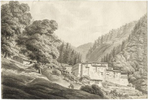 Bergkloster In Der Toskana - view 1