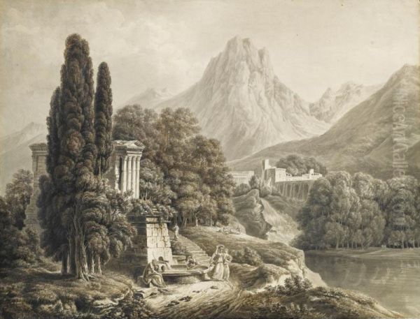 Paysage Neoclassique Avec Le Belisaire - view 1