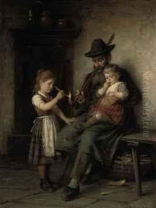 Lighting Grandpa's Pipe by Rudolf Epp