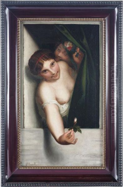 Dama Con Rosa - view 1