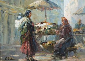 Market Vendors by Erno Erb
