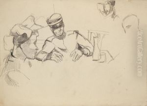 3 Sketches: A. All'osteria by Carlo Erba