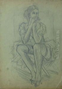 Donna Con Calze by Carlo Erba