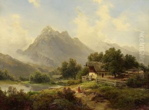 Gegend Bei Kufstein In Tirol by Julius Erbe