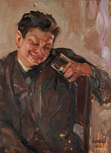 A Drinker by Bela Erdelyi