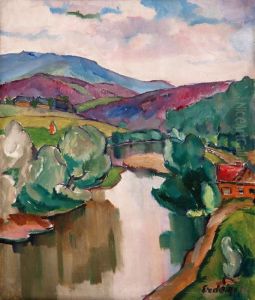Krajina S Cervanky A Rekou by Bela Erdelyi
