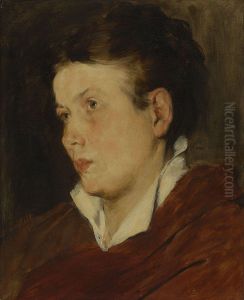 Bildnis Einer Jungen Frau by Alois Erdtelt