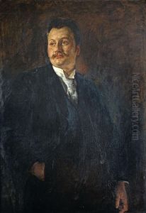 Bildnis Des Theodor Grust by Alois Erdtelt