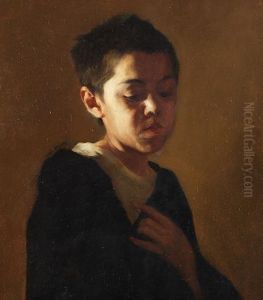 Bildnis Eines Knaben by Alois Erdtelt